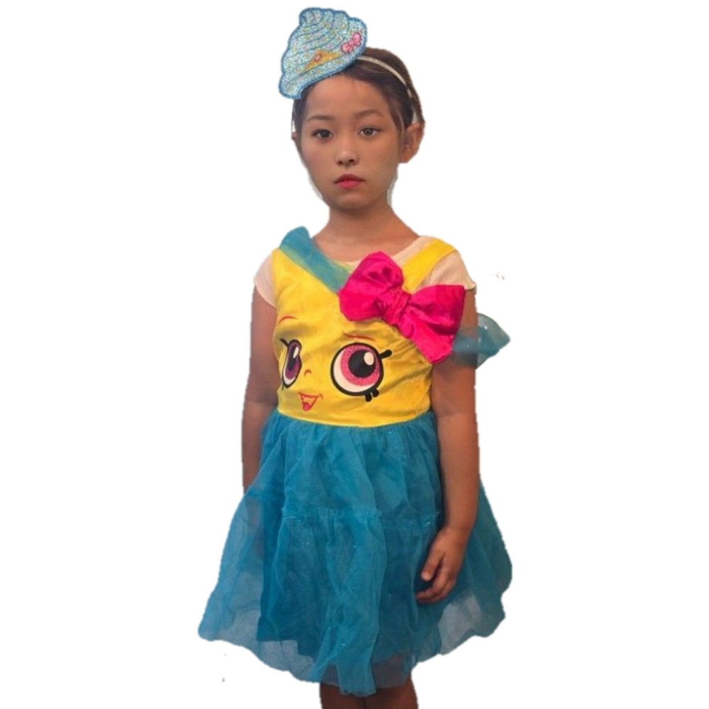 Shopkins Cupcake Yellow and Blue Kids Halloween Costume